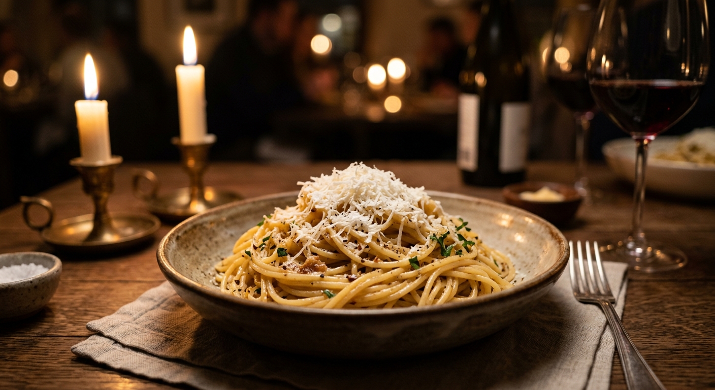 Browned Butter with Mizithra Cheese Pasta